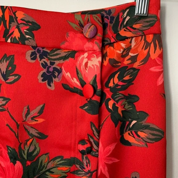 ZARA Floral Silk Skirt - Picture 6 of 7